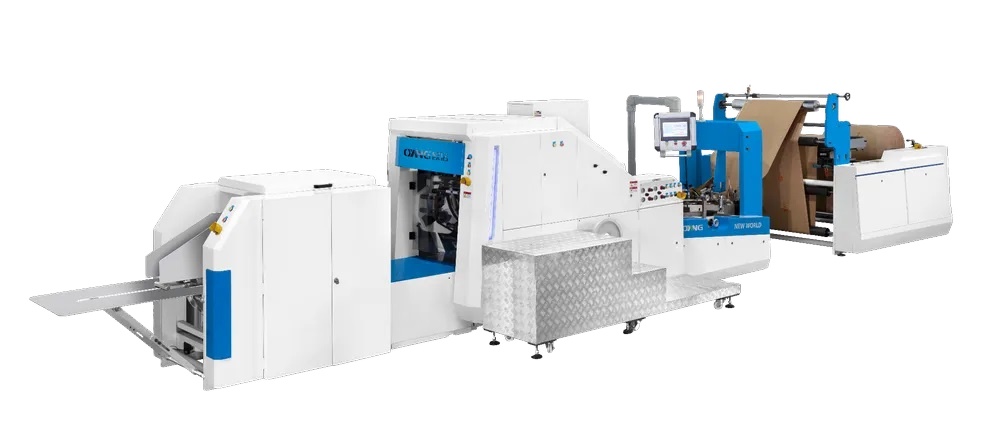 Automatics Paper Bag Making Machine Square Bottom